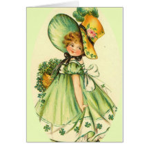 Little Irish Girl Card