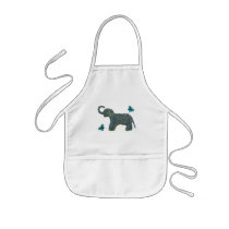 Little Jade Elephant Toddler Apron