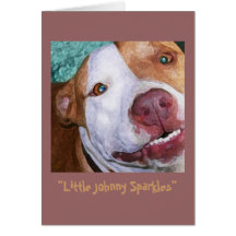 Little Johnny Sparkles Greeting Card