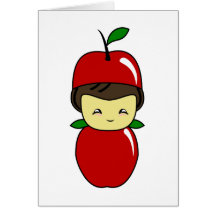 Little Kawaii Apple Boy Cards