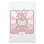 Little Kawaii Apple Girl With Apples Stationery