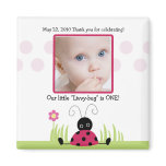 Little Ladybug Baby Shower / Birthday Favour Magne