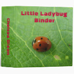 Little Ladybug Customizable Binder