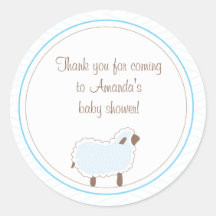 Little Lamb Favour Sticker