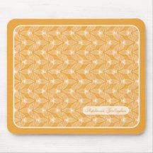 Little Leaf Personalized Mousepad - Melon