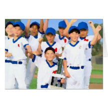 Little League Greeting Card