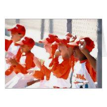 Little League Greeting Card 2