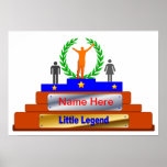 Little Legend Award. Customize with Name Poster