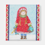 Little Lisa winter magnet