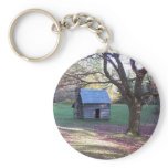little log cabin keychain