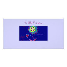 Little Love Flower Photo Card