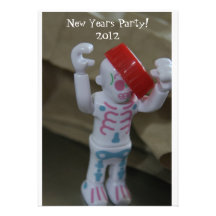 Little Man New Years Invitation