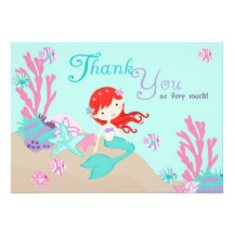 Little Mermaid TY Card Auburn