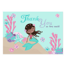 Little Mermaid TY Gift Tag L2 AA Business Card
