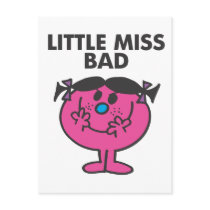 Little Miss Bad Classic 1 Post Card