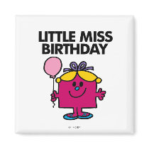 Little Miss Birthday Classic 1 Magnets