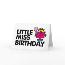 Little Miss Birthday Classic 2 Greeting Cards