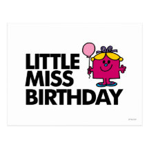 Little Miss Birthday Classic 2 Postcards