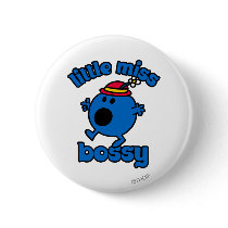 Little Miss Bossy Classic 1 Pinback Buttons