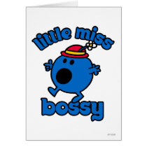 Little Miss Bossy Classic 1 Greeting Cards