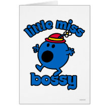 Little Miss Bossy Classic 1 Greeting Cards