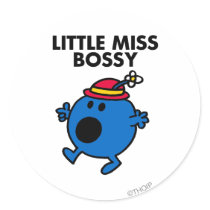 Little Miss Bossy Classic 2 Stickers