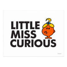 Little Miss Curious Classic Postcard