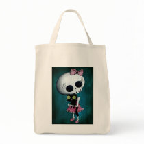 Little Miss Death - Hallowen Beauty Tote Bag