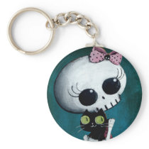 Little Miss Death - Hallowen Beauty Keychain