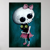 Little Miss Death - Hallowen Beauty Poster