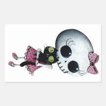 Little Miss Death - Hallowen Beauty Stickers