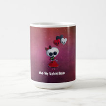 Little Miss Death Valentine Mugs