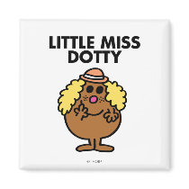 Little Miss Dotty Classic 1 Fridge Magnet