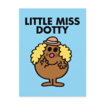 Little Miss Dotty Classic 1 Postcard
