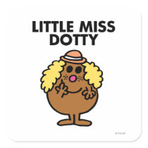 Little Miss Dotty Classic 1 Sticker