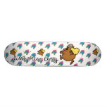Little Miss Dotty Custom Skateboard