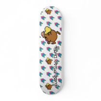 Little Miss Dotty Custom Skateboard