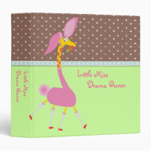 Little Miss Drama Queen Binder - Customizable