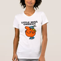 Little Miss Greedy Classic T Shirts