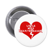 Little Miss Heart Breaker Button