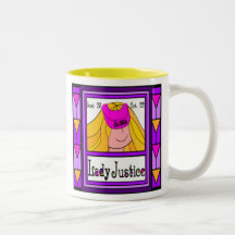 LITTLE MISS LADY JUSTICE - LIBRA COFFEE MUGS