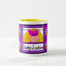 LITTLE MISS LADY JUSTICE - LIBRA MUGS