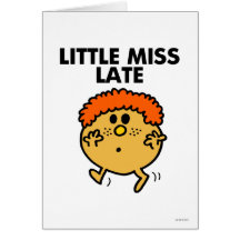 Little Miss Late Classic Cards