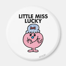 Little Miss Lucky Classic 2 Fridge Magnets