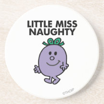 Little Miss Naughty Classic 1 Beverage Coasters