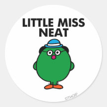 Little Miss Neat Classic Sticker