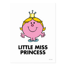 Little Miss Princess Classic Postcard