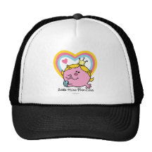Little Miss Princess Heart Mesh Hats