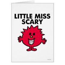 Little Miss Scary Classic Card