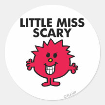Little Miss Scary Classic Stickers